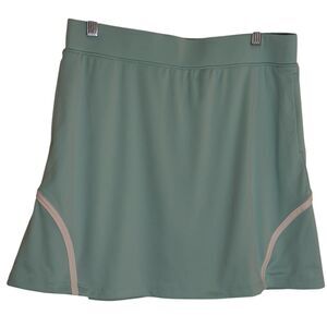 Izod Golf Womens Skort Skirt Shorts Pleated Athleisure Active Blue M NWOT bv